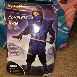 Kids blue ninja costume